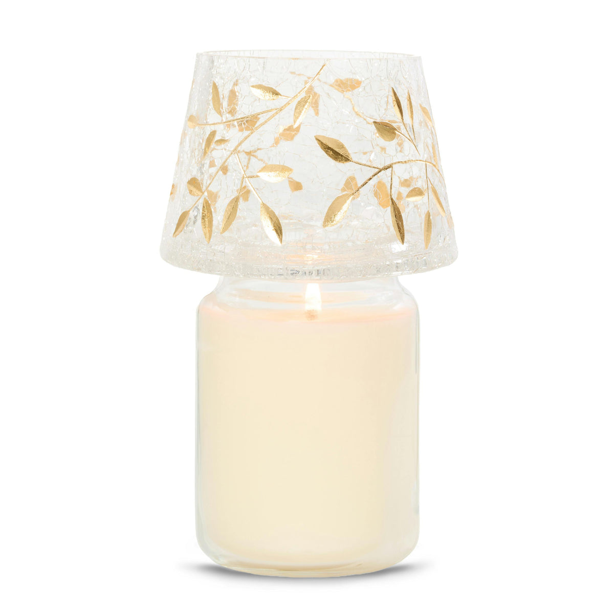 Gold Blossom Jar Candle Shade Jar Candle Shades