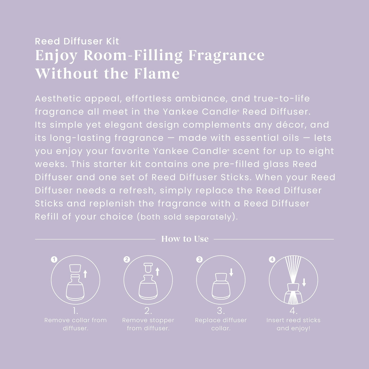 Lemon Lavender Reed Diffuser Kit